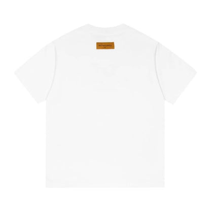 Spring and summer new letter classic round neck printed short-sleeved T-shirt loose 1209023