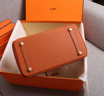 Birkin Handbag With Double Handles