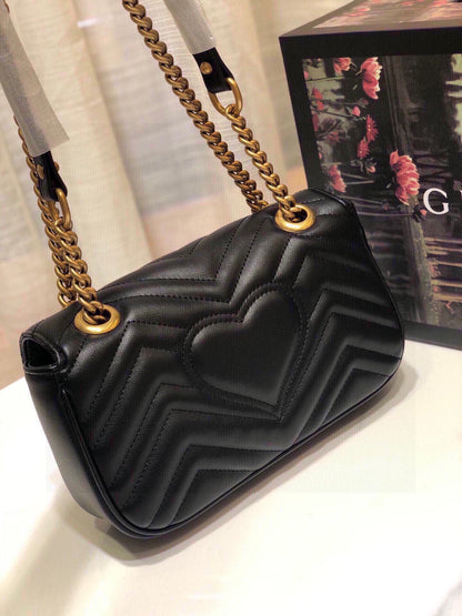 22CM Leather Marmont Chain Shoulder Bag XC1623071705