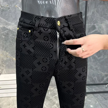 L fashionable all-match slim fit trousers