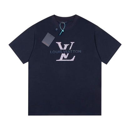 Spring and summer new letter classic round neck printed short-sleeved T-shirt loose 1209023