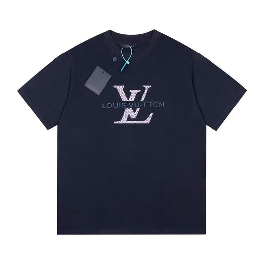 Spring and summer new letter classic round neck printed short-sleeved T-shirt loose 1209023