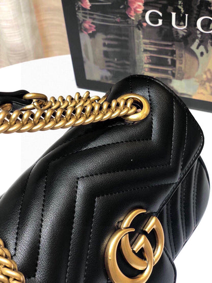 22CM Leather Marmont Chain Shoulder Bag XC1623071705