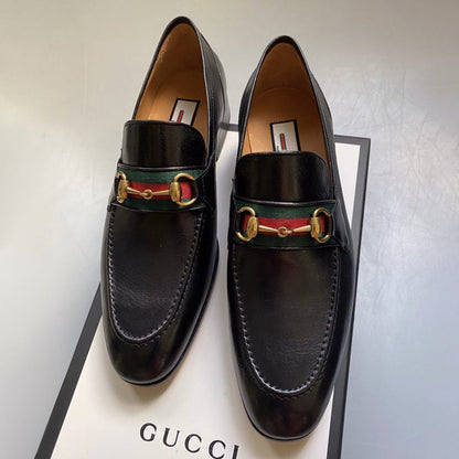 Fashion Loafers Leather Embossed Leather Shoes ZZL0223091501