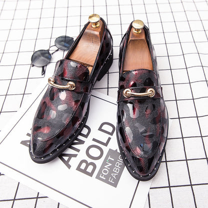 Pointed Toe Wedding Men Slip On Shoes